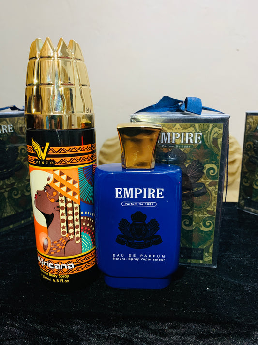 Empire Perfume 100ML and Vinco 200ML Body spray Free Home Delivery