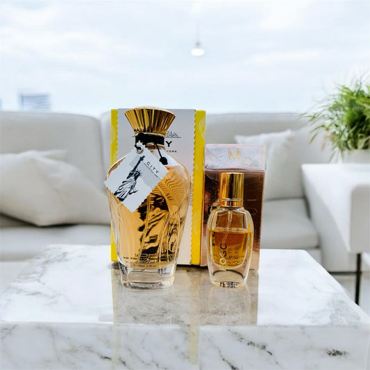 City Amazing New York by Lonkoom Perfume 100ML with FOGG Pocket Perfume Gift